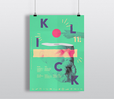 Poster Design - KLICK design graphic illustration illustrator typography