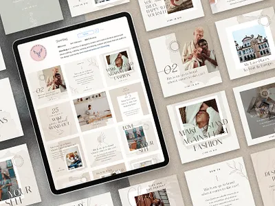 Elodie - Social Media Pack 50% OFF creative creative market elegant instagram instagram pack instagram stories modern products social media social pack