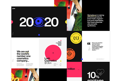 We Are Dot Lush Dot Com branding interaction design