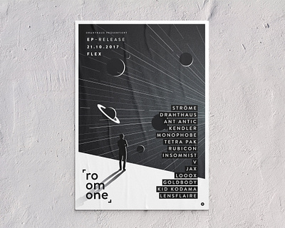 Poster Design – Room One design graphic illustration illustrator typography