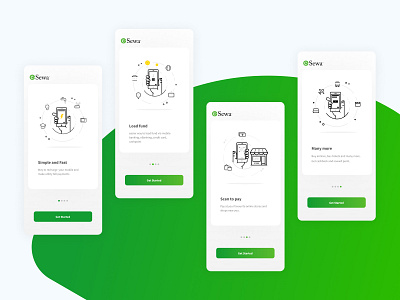 eSewa - Mobile Wallet (Nepal) : Onboarding app card onboarding onboarding ui wallet