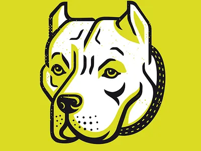 Brandy dog illustration onceuponatimeinhollywood pitbull