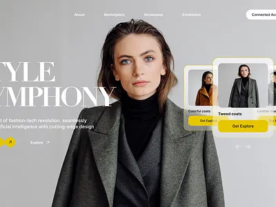Style Symphone ui uiux design webdesign