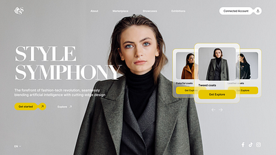 Style Symphone ui uiux design webdesign