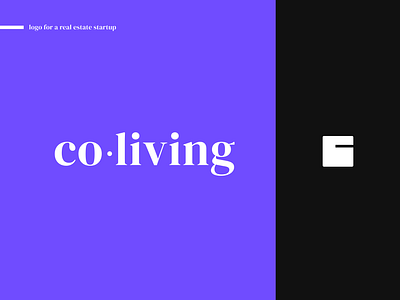 co-living logo brand branding colour coolors figma housing logo logo design logo mark logodesign logos logotype real estate