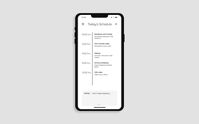 Daily UI Day 071: Schedule daily 100 challenge daily ui dailyui day 071 day 71 design mobile mobile app mobile design mobile ui schedule schedule app ui ux