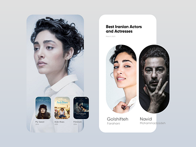 Best Actors - IMDb List adobe adobe xd adobexd app application cinema design free golshifte illustrator iphone mobile movie typography ui ux webapp xd