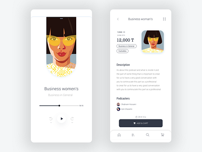 podcast player branding illustration product design sketch uidesign uxdesign