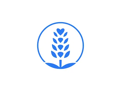 Blue Bonnet Icon blue bonnet branding geometry icon illustration line shape