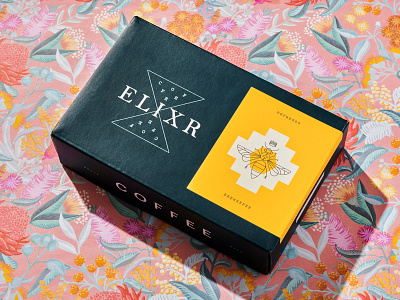 Elixr Coffee Case Study branding case study coffee packaging identity illustration logo packaging philadelphia stamp