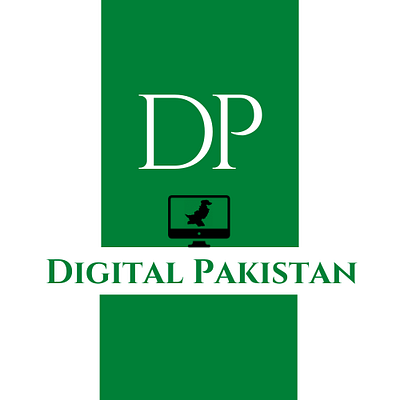 Digital Pakistan illustration logo ui