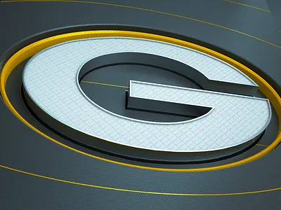 Style frame for Greenbay Logo Reveal 3d branding broadcast cinema4d espn logo motion graphics photoshop sports vector