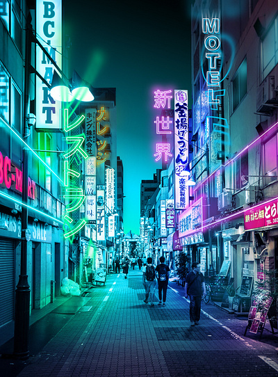 futuristic city digital futuristic futuristic city graphic design illustration japan japanese neon sci fi scifi