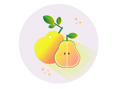 Pear illustration ui