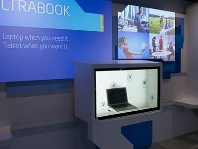 Intel Ultrabook Museum Exhibit design museum ux
