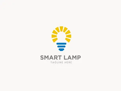Lamp Logo design flat graphic graphicdesign icon logo logodesign logos logosai logotype vector