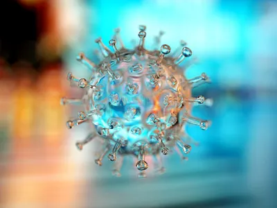 Virus 3d 3d art cgi design illustration octane