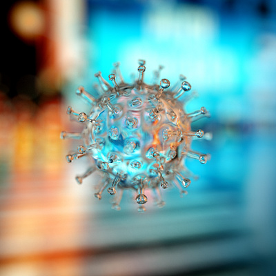 Virus 3d 3d art cgi design illustration octane