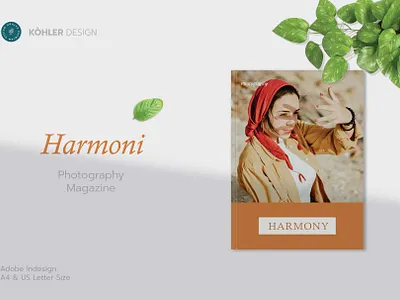 Harmoni - Photography Magazine a4 size beauty brochure business creative custom project design fashion layout magazine photography portfolio