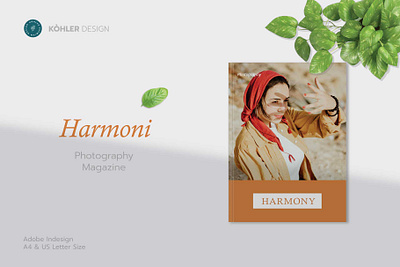 Harmoni - Photography Magazine a4 size beauty brochure business creative custom project design fashion layout magazine photography portfolio