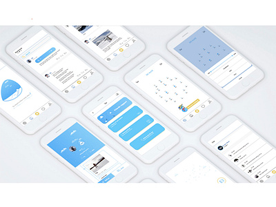 SKIMATE app branding flat illustration illustrator logo ux vector web website