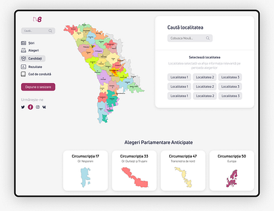 Election Platform dashboard dashboard ui design election ui ux web