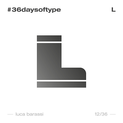 L | #36daysoftype 36days 36days l 36daysoftype 36daysoftype07 adobe illustrator boot boots boots logo branding daysoftype letter l logo logo concept logo design logo design concept logo idea