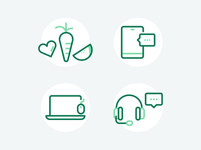 Customer Support Icons call center contact customer service customer support emails health icon icon design icons nutribullet nutrition phone