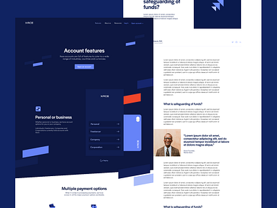 XACE brand design flat graphic graphic design marketing minimal typography ui ux website