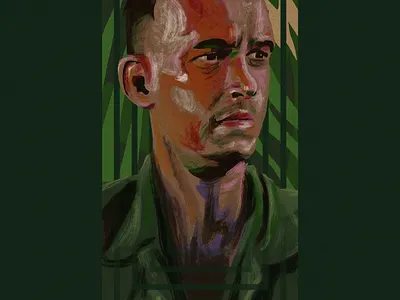 I ran so far and so fast forrest gump illustration soldier tom hanks vietnam