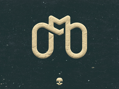 36days_M 36dayoftype 36days 36daysoftype13 brand branding branding design gold green lettering letterm letters logo logotipe logotipo marca texture typography