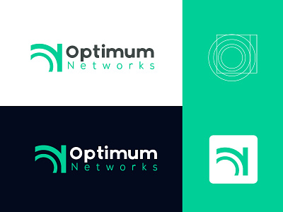 OPTIMUM NETWORK LOGO DESIGNS alogo am branding am wordmark logo amdesignspack logo aminimal logo business illustration minimal minimalist logo minimalist logo design