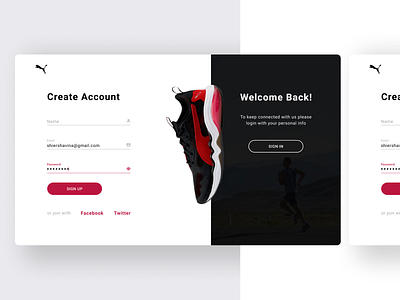 Create account account clean ui concept design desktop form input interface login form login page minimal resister sign in sign up ui ux