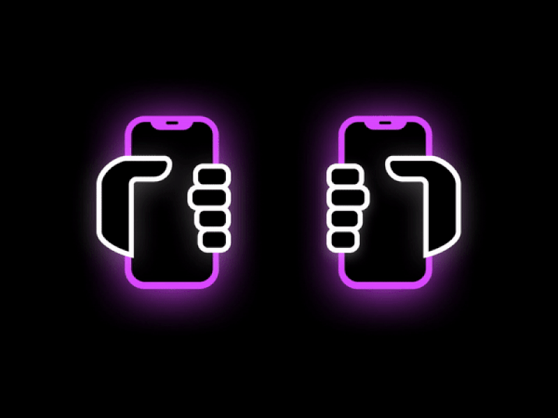 Bonding animation add friends animation bump bump phones chat exchange shake shake phones