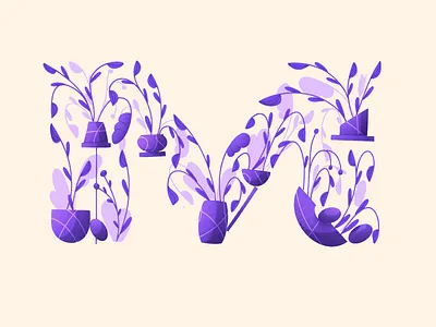 36 Days of type 36days 36daysoftype alphabet art challenge composition daily design flowers letter lettering artist organic plants vases