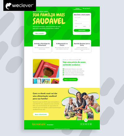 We Clever + TechFit branding and identity greenpage hotsite leadgeneration web web design web lead web responsive website