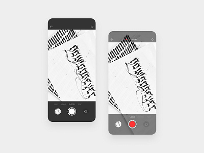 Camera UI app cam camera design mobile photo ui ux video