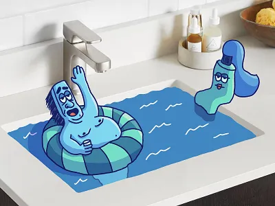 🤣The Fat Toothbrush🚰🦷 character character design character illustration procreate smashdraw