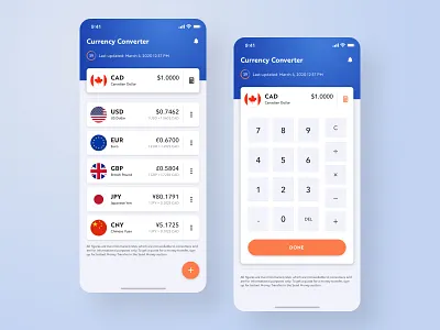 Daily UI 004 - Calculator app design material design mobile app mobile ui ui ux