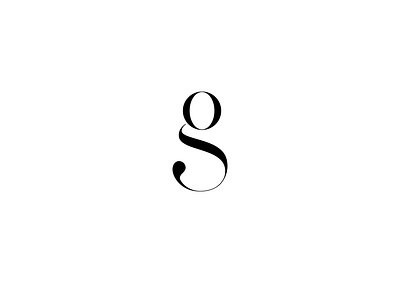 'g' letter design clean design logo minimal typography vector