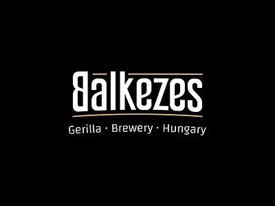 Balkezes Sörfözde: Hungary’s Left-Handed Craft Beer Brewery branding cleverlogo design logo minimal typography vector