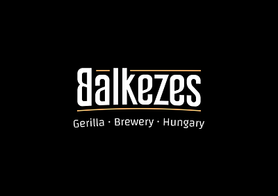 Balkezes Sörfözde: Hungary’s Left-Handed Craft Beer Brewery branding cleverlogo design logo minimal typography vector