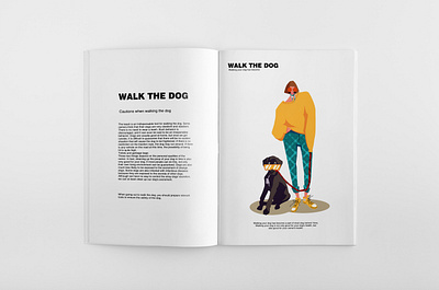 Walk the dog illustration illustration art illustration artist