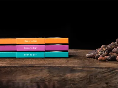 Sacred Summit Chocolate Packaging Side bean to bar chocolate chocolate bar color craft design minimal package packaging