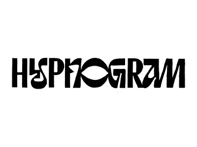 Hypnogram logo sketch calligraphy customtype hypnogram lettering logo logotype typemate typography