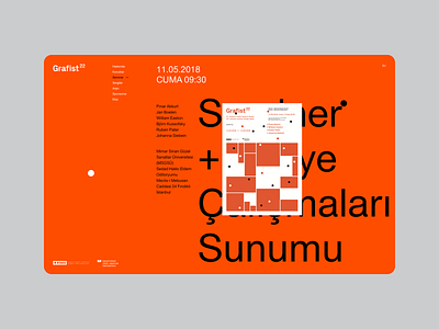 Grafist22 design festival istanbul turkey ui