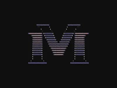 36days 2020 — M 36daysoftype 36daysoftype07 font letter lettering type type design