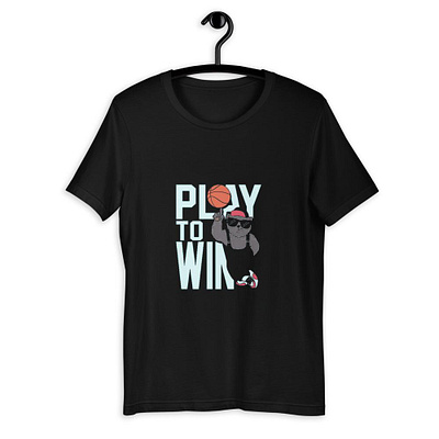 Play To Win T-Shirt art direction basketball branding creative design fashion graphic logo printing tshirt