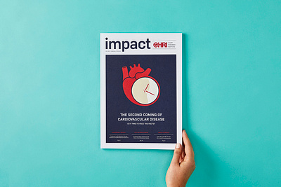 Heart Research Institute Annual Report annual report design illustration layout design typography vector