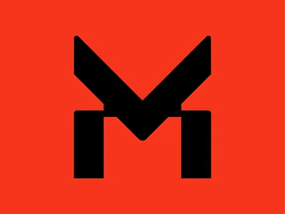 36 days of type - m 36daysoftype 36daysoftype07 emblem font font design graphic design illustrator industrial letter m lettering lettermark logo modern type type design typeface vector